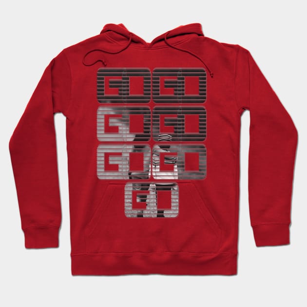Go Go Go Go Go Go Go Hoodie by afternoontees